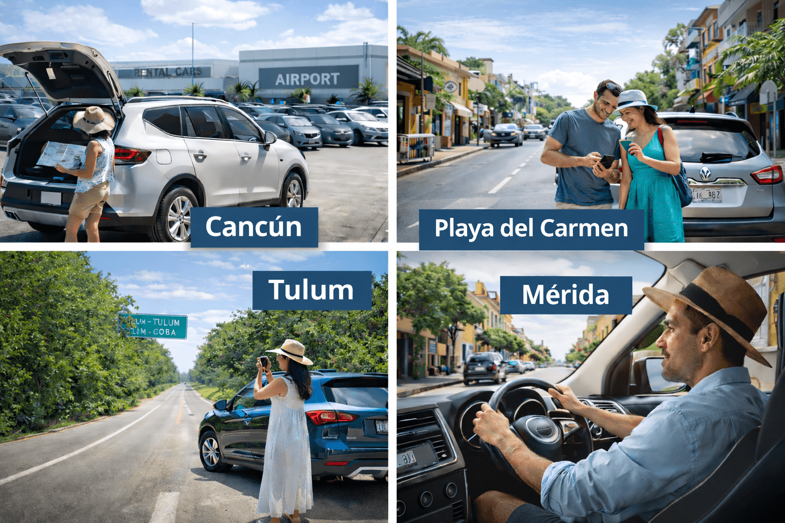 Essential Travel Tips for Renting a Car in Cancun, Playa del Carmen, Tulum and Mérida