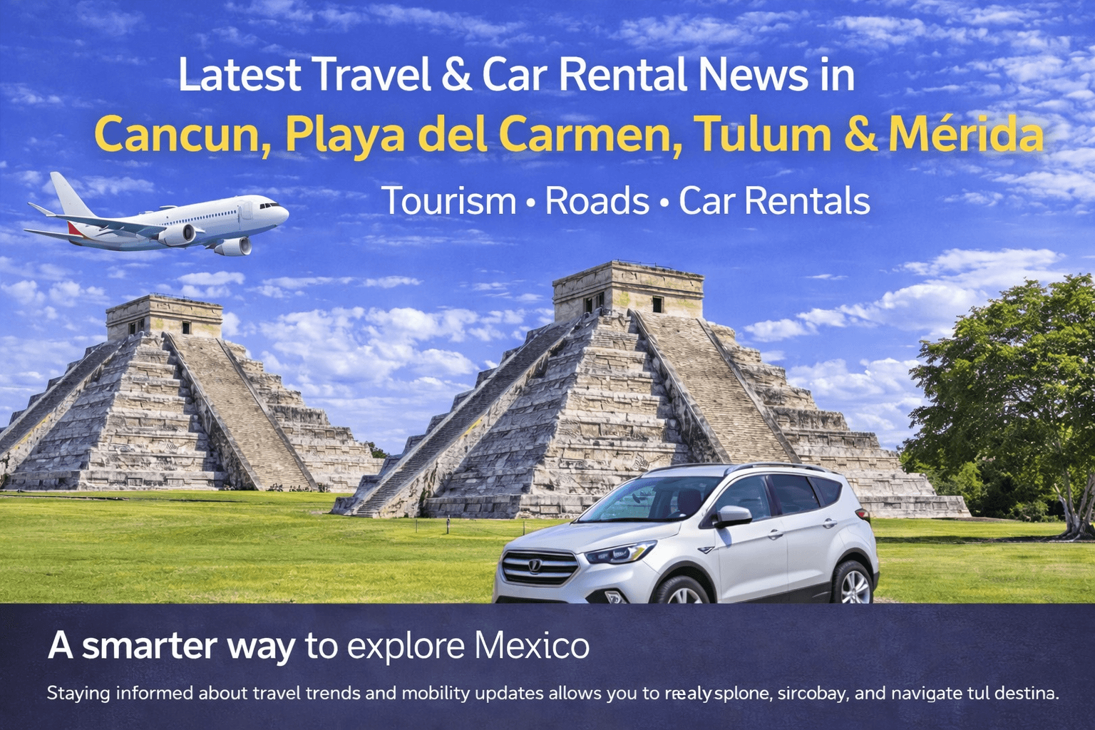 Latest Travel & Car Rental News in Cancun, Playa del Carmen, Tulum & Mérida