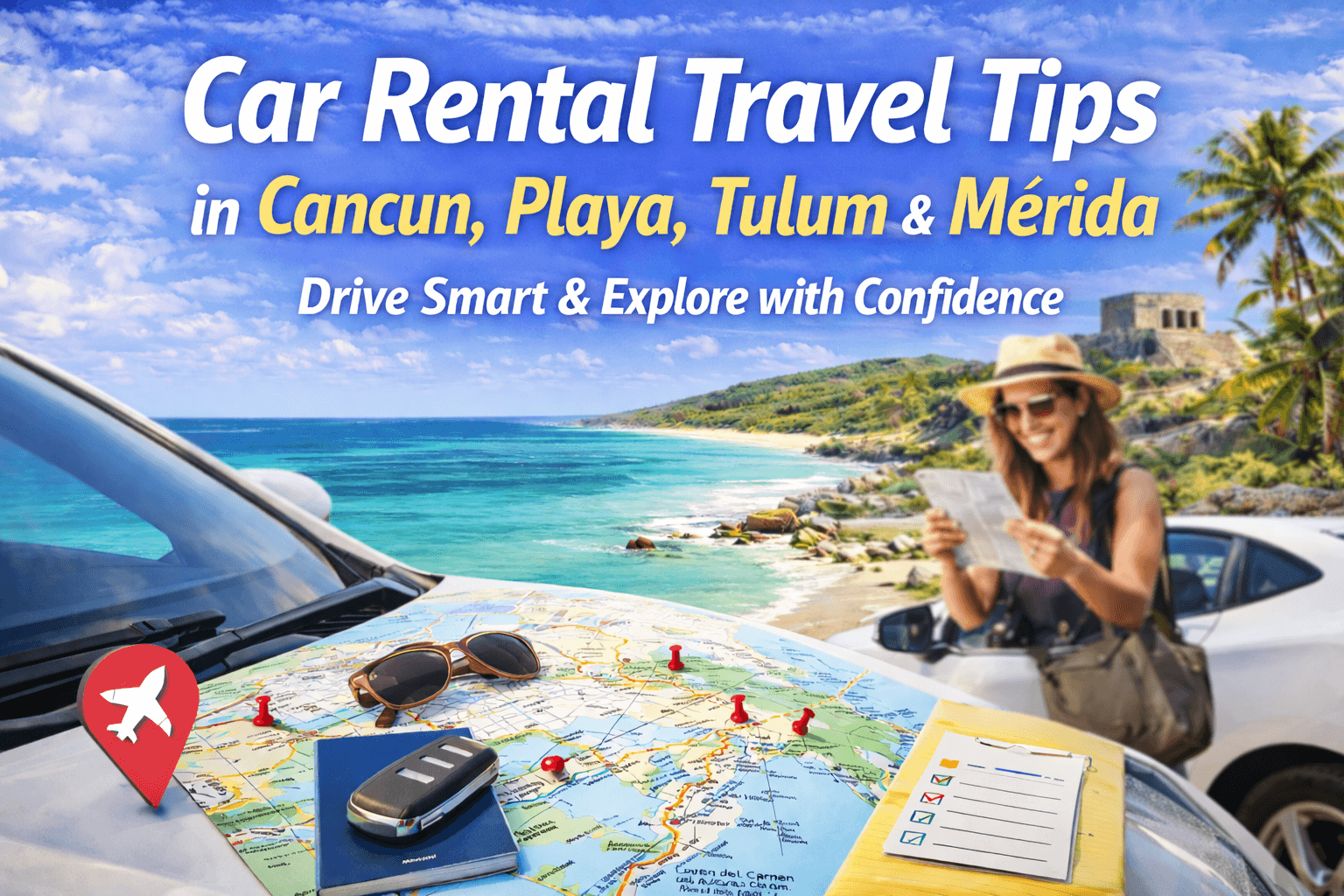 Travel Tips for Renting a Car in Cancun, Playa del Carmen, Tulum and Mérida